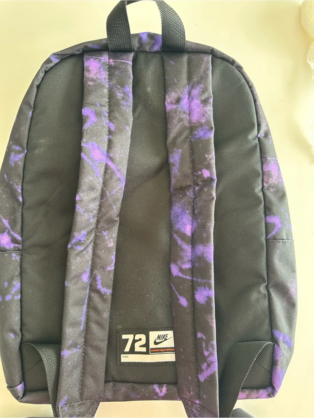 Nike Purple & Black Tie-Dye Backpack